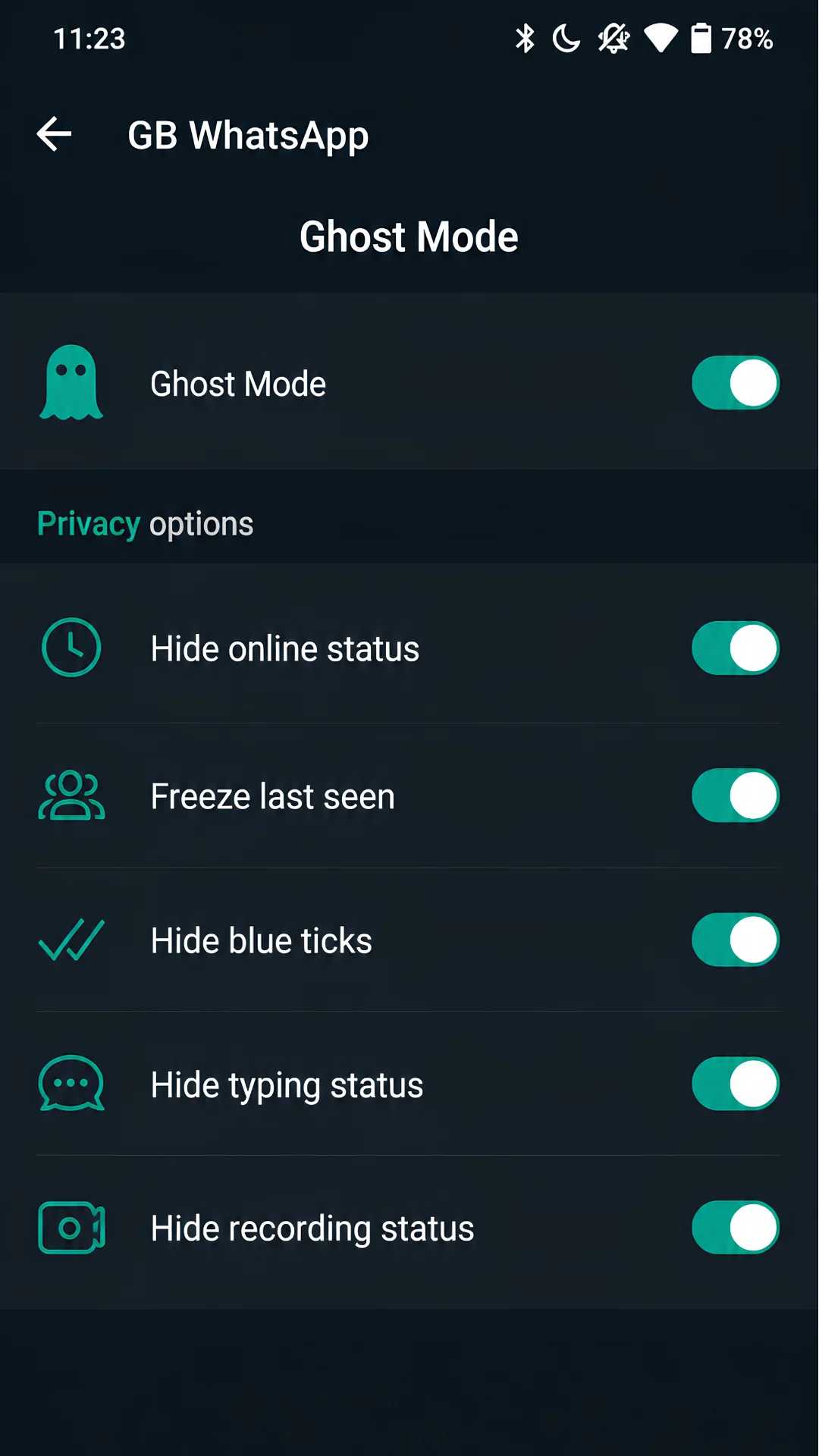 Ghost Mode